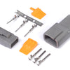 Haltech Matching Set of Deutsch DTM-3 Connectors 7.5 Amp Plug & Pins