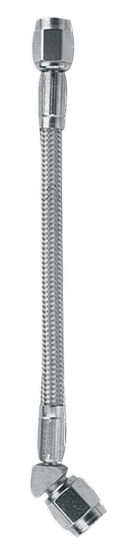 Fragola -3AN Clear Covered Assembly Straight x 45 Degree 12in