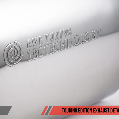 AWE Tuning BMW F3X 340i Touring Edition Axle-Back Exhaust - Diamond Black Tips (102mm)