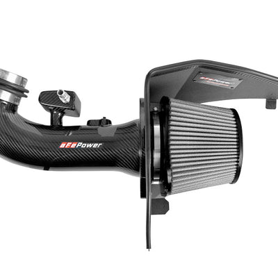 aFe Track Series Carbon Fiber Pro Dry S AIS - 16-19 Chevrolet Camaro SS V8-6.2L