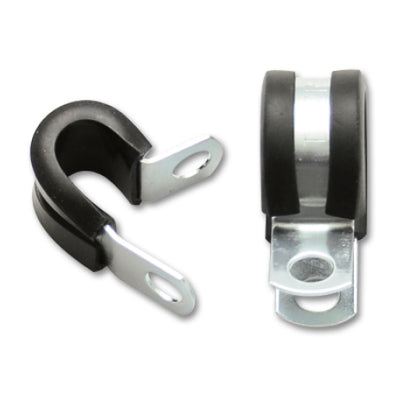 Vibrant Stainless Steel Cushion P-Clamp for 0.3125in OD Hose (10 Pack)