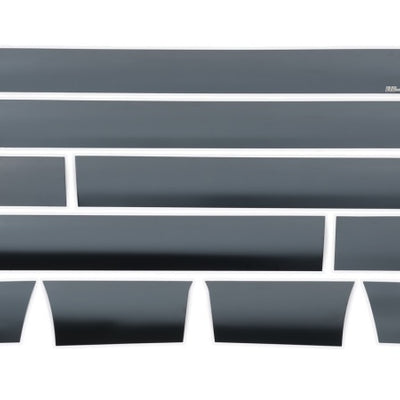 Putco 09-14 Ford F-150 Super Crew 5.5 (w/ Flares) 7in Wide - (12pcs) Black Platinum Rocker Panels