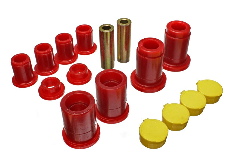 Energy Suspension Front Control Arm Bushing Shet - Red