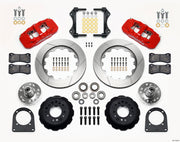 Wilwood AERO6 Front Hub Kit 14.00in Red TCI-IFS 71-78 (Pinto Based)