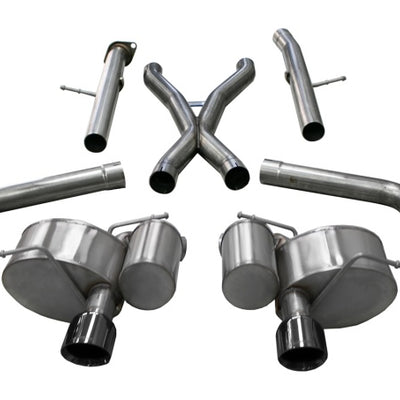 Corsa 2012-21 Jeep Grand Cherokee SRT 2.75in Dual Rear Xtreme Cat-Back Exhaust - Black PVD TipFinish