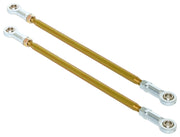 RockJock Antirock Sway Bar End Link Kit 15 1/2in Long Rods w/ Heims and Jam Nuts Pair