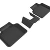 3D MAXpider 2016-2020 BMW X1/X2 F48/F39 Kagu 2nd Row Floormats - Black