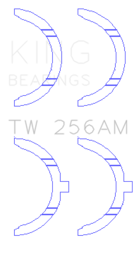 King Engine Bearings Mazda JE/JE06/JE07 Thrust Washer Set of 2