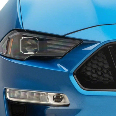 Raxiom 09-14 F-150 Projector Headlights w/ LED Accent- Black Housing (Clear Lens)