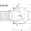 BMC Universal Direct Intake Air System Induction Kit 85mm Diameter (Displacement Over 1600cc)