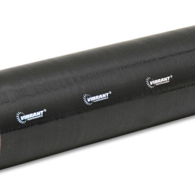 Vibrant Silicone Straight Hose Coupler 0.625in ID x 12.00in Long - Gloss Black