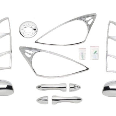Putco 00-04 Ford Focus (2 Door) DH/MC/TL/HL/FTC Chrome Trim Accessory Kits
