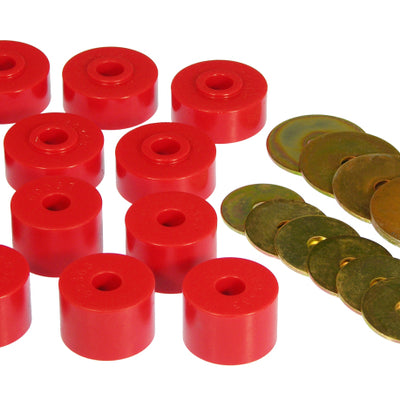 Prothane 79-87 Datsun D50 Body Mount - Red