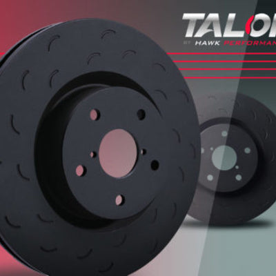 Hawk 07-18 Silverado 1500 Rear Talon Slotted-Only Street Rear Brake Rotors