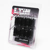 Wheel Mate Monster Open End Lug Nut Set of 20 - Black 1/2in
