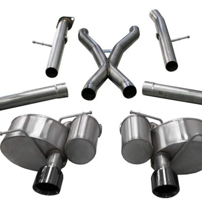 Corsa 2012-21 Jeep Grand Cherokee SRT 2.75in Dual Rear Xtreme Cat-Back Exhaust - Black PVD TipFinish