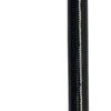Fragola -6AN Ext Black PTFE Hose Assembly Straight x 90 Degree 12in