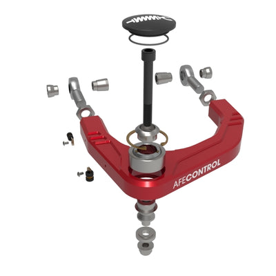 aFe Control 05-23 Toyota Tacoma Upper Control Arms - Red Anodized Billet Aluminum