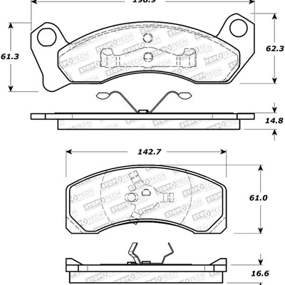 StopTech Street Brake Pads