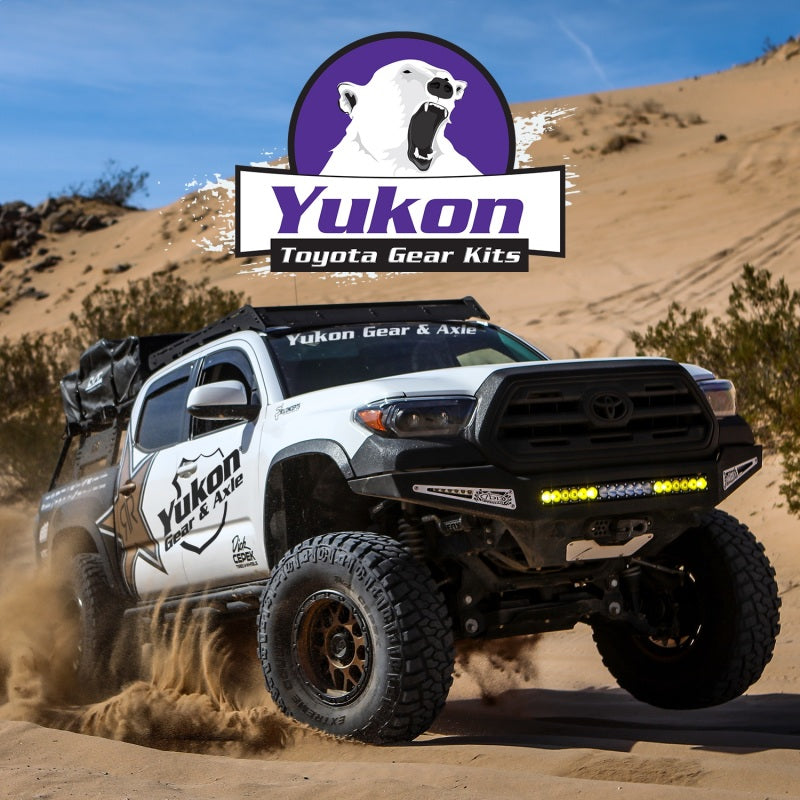 Yukon Gear Ring & Pinion Gear Kit Pkg F&R w/Install Kits Toyota 8.0/8.0 IFS 4.56 Ratio