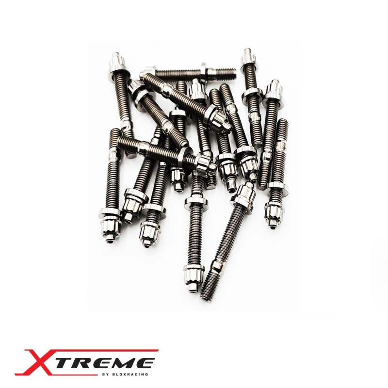 BLOX Racing M8X1.25X45mm Single Piece - Titanium