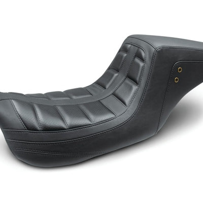 Mustang 08-21 Harley Electra Glide,Rd Glide,Rd King, Str Glide Squareback 1PC Seat - Black