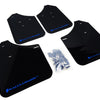 Rally Armor 02-07 Subaru WRX/STI/RS/2.5i (Wagons Req. Mod.) Black UR Mud Flap w/Blue Logo