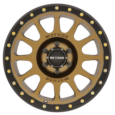 Method MR305 NV 20x9 +18mm Offset 6x135 94mm CB Method Bronze/Black Street Loc Wheel