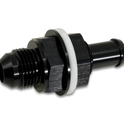 Vibrant Bulkhead Fuel Cell Adapter -6AN Male Flare x 5/16in Barb