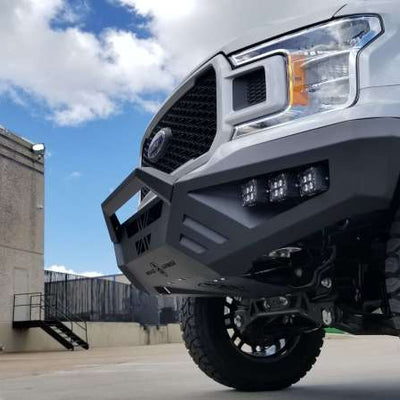 Road Armor 18-20 Ford F150 SPARTAN Front Bumper Bolt-On Pre-Runner Guard - Tex Blk