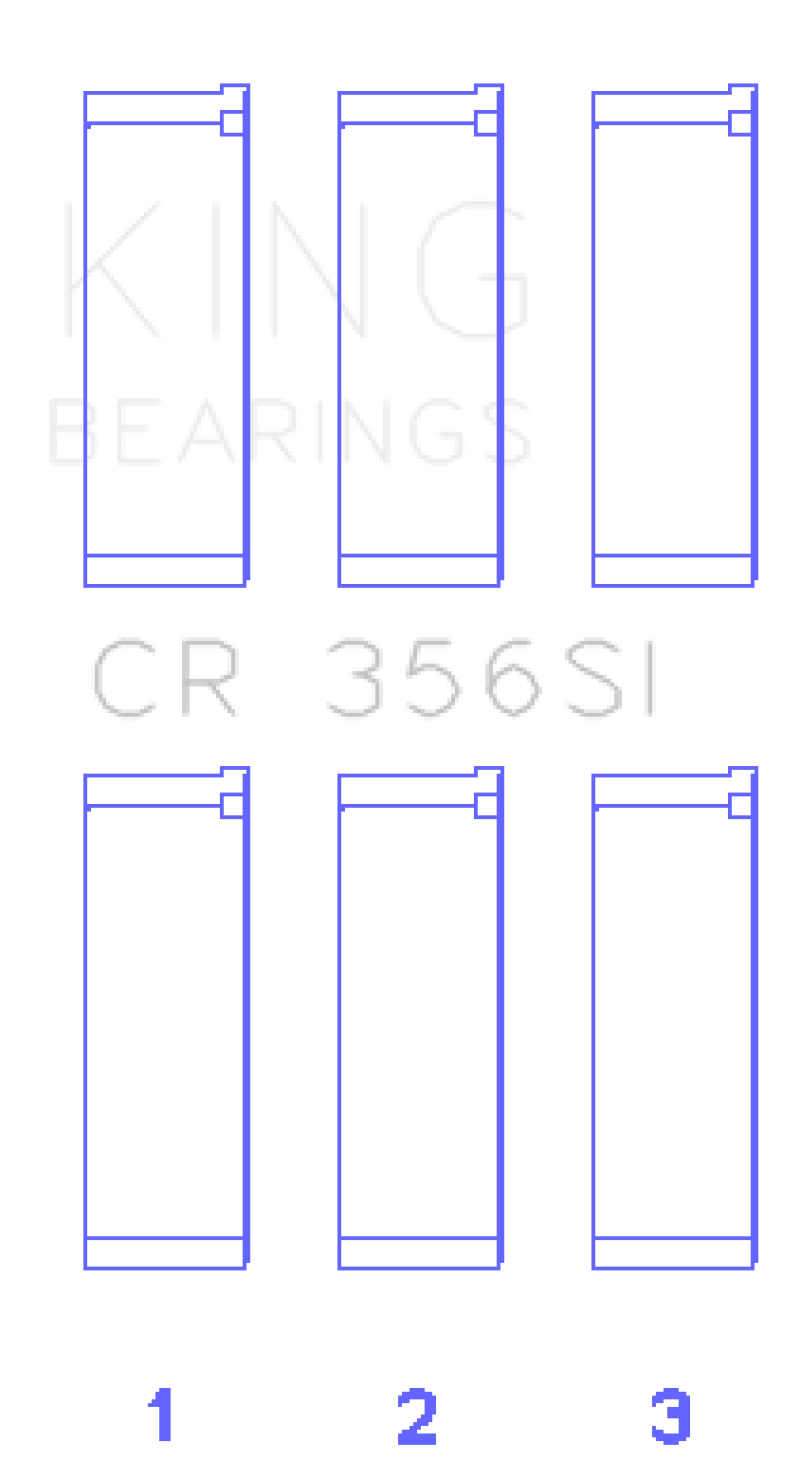 King Engine Bearings Smart M 132.910/930 Connecting Rod Bearing Set