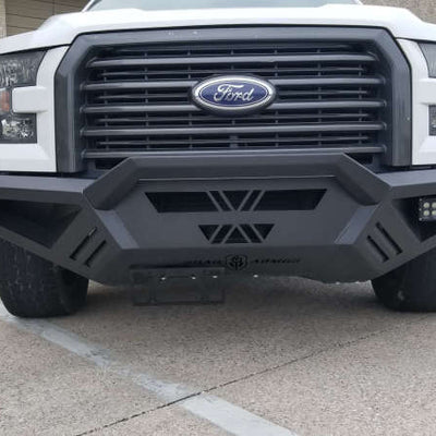 Road Armor 15-17 Ford F150 SPARTAN Front Bumper Bolt-On Pre-Runner Guard - Tex Blk