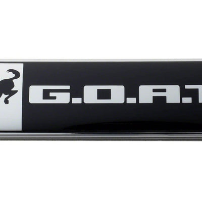 Ford Racing Bronco/Bronco Sport G.O.A.T. Badge - Black/Chrome