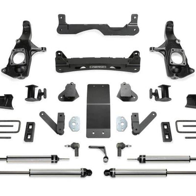 Fabtech 11-19 GM 2500HD 2WD/4WD 4in Basic Sys w/Dlss Shks