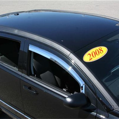 Putco 07-12 Dodge Caliber (Front Only) Element Chrome Window Visors