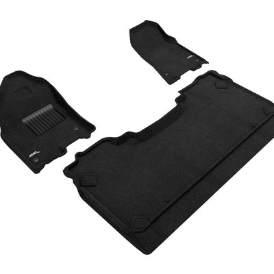 3D MAXpider 19-22 Dodge Ram 1500 Crew Cab w Bucket Front Row Elegant 1st 2nd Row - Set (Black)