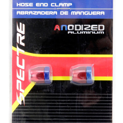 Spectre Magna-Clamp Hose Clamps 7/32in. (2 Pack) - Red/Blue