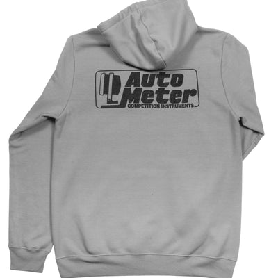 Autometer Gray Competition Pullover Hoodie - Adult Large