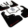 Rally Armor 17-23 Subaru Impreza 4D/5D Black UR Mud Flap w/Red Logo