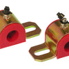 Prothane Universal Greasable Sway Bar Bushings - 18MM - Type A Bracket - Red