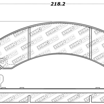 StopTech Sport Brake Pads w/Shims - Front
