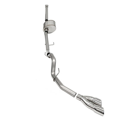 Corsa 2021-2025 Ford F-150 SuperCrew/6.5in Bed 5.0L V8 Xtreme Cat-Back Dual Side Exit-Polished