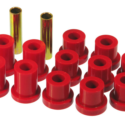 Prothane 56-57 Chevy Full Rear Spring Bushings - Red