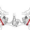 SPC Performance 08+ Toyota Landcruiser Rear Lower Control Arms (Pair)