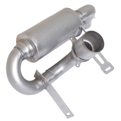 Gibson 17-20 Can-Am Maverick X3 Turbo Base 2.5in Single Exhaust - Stainless