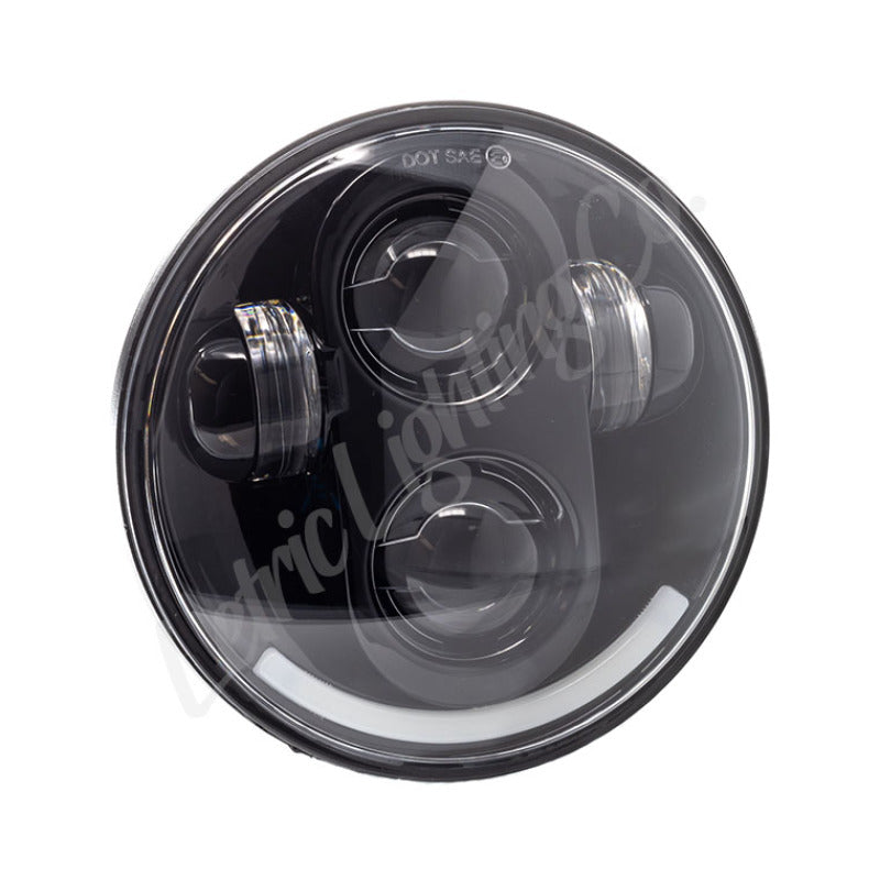 Letric Lighting 5.75&quot; LED Black Premium Headlight