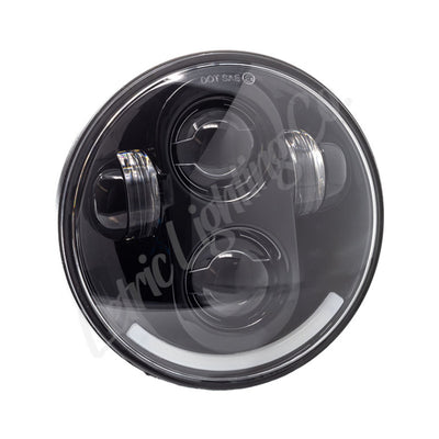 Letric Lighting 5.75&quot; LED Black Premium Headlight