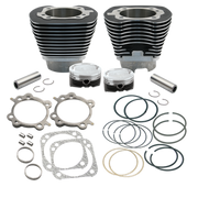 S&S Cycle 99-06 BT 4 1/8in Low Compression Bore Cylinder & Pistons Kit For 124in Hot Set Up Kit