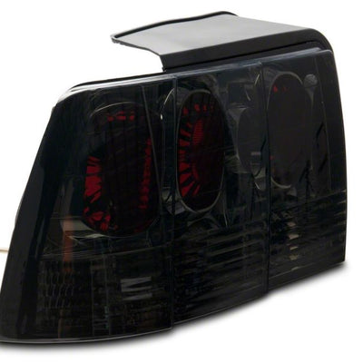 Raxiom 99-04 Ford Mustang Axial Series Altezza Style Tail Lights- Blk Housing (Smoked Lens)