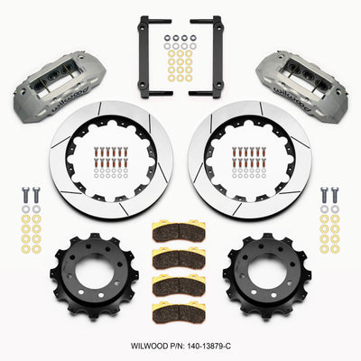 Wilwood TX6R Rear Kit 16.00in Clear Ano 1999-2010 GM Trk 2500 HD 4.84 Cntr